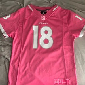 Pink Broncos NFL Jersey